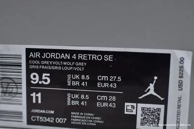 Official Maikesneakers Jordan CT5342-007 Air Neon 4 SE 0609